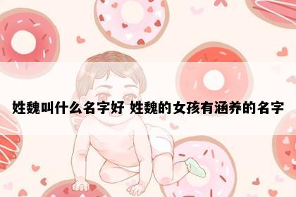 姓魏叫什么名字好 姓魏的女孩有涵养的名字